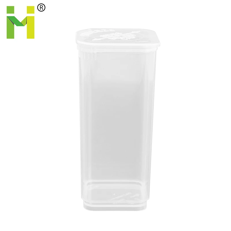 Capsule 30 dram pop top vial pharma grade plastic pill vials square
