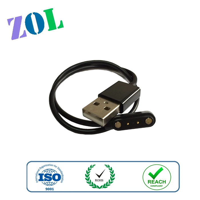 4 pin magnetic electrical dc power pogo pin connector