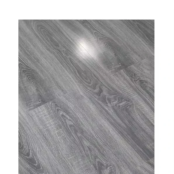 Walnut Color Glossy Boards Black Hdf Laminate High Gloss Laminate Flooring