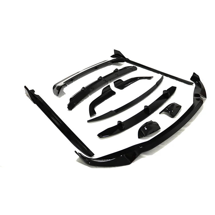 Car Part Supplier Upgrade To Black Warrior Car Body Kit for BMW  F15 G05 G06 G07 Car Spoiler Side Skirt Front Lip