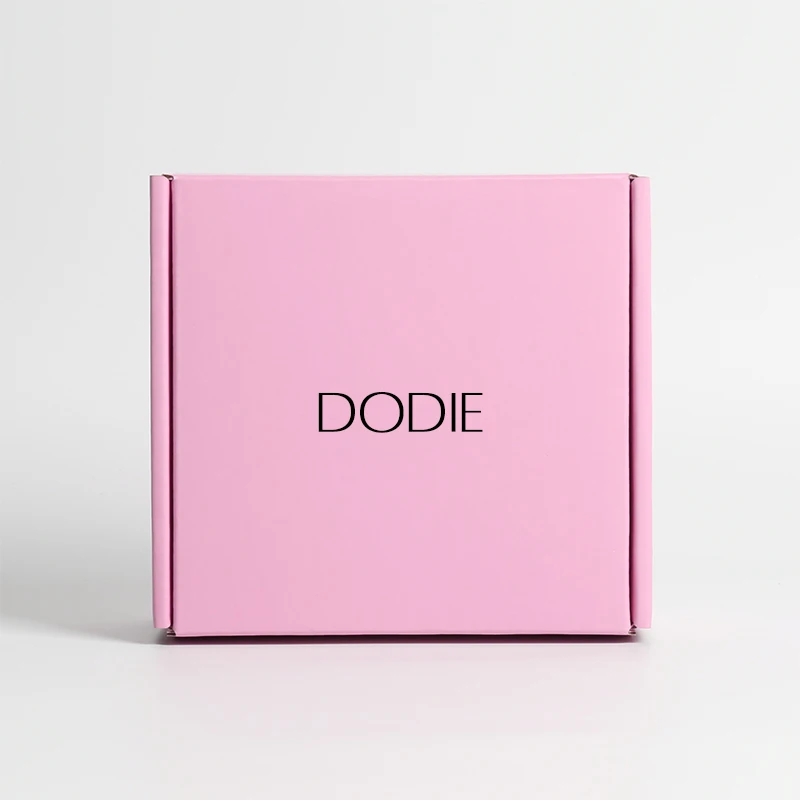 Custom Logo Pink Shipping Boxes for Small Business Small Corrugated Mailer Cardboard Boxes for Packaging Gift Boxes