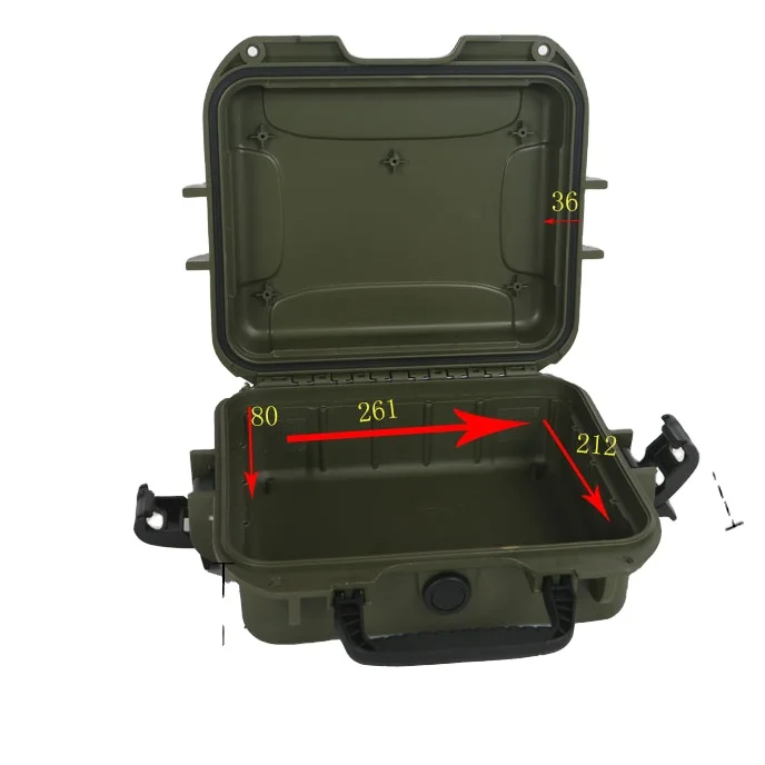 Factory Direct Sale Nice Anti-corrosion and Waterproof Performance Portable Hard Plastic Carrying Tool Case