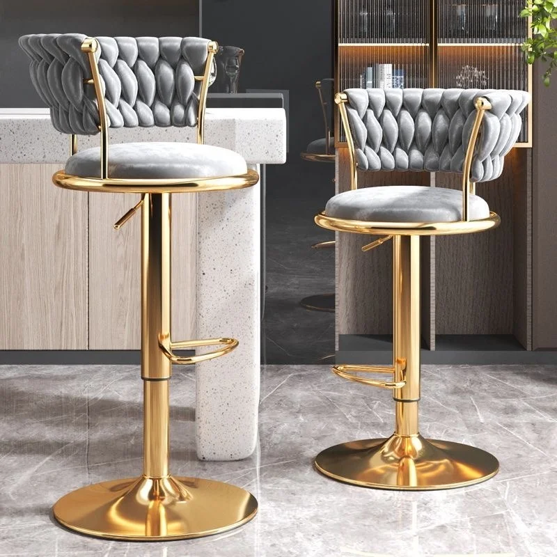 Bar chair high stool bar can lift light luxury high-end household high stool