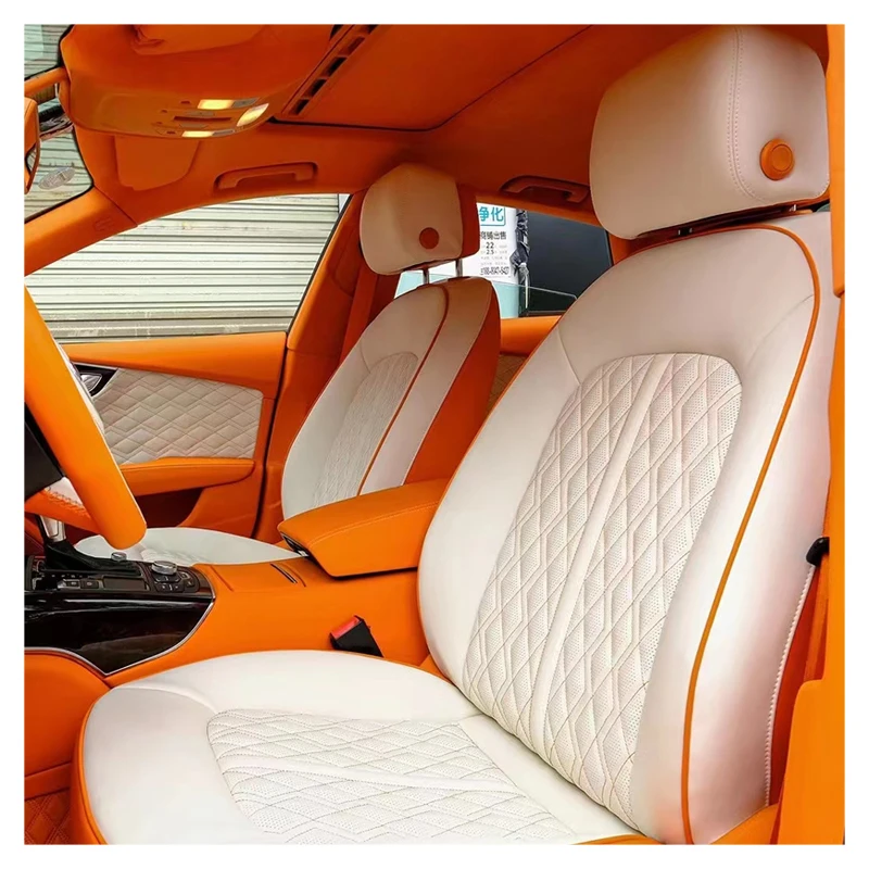 luxury car interior accessories seats cover leather change customize sports style for bmw audi benz porche land rover Toyota vw