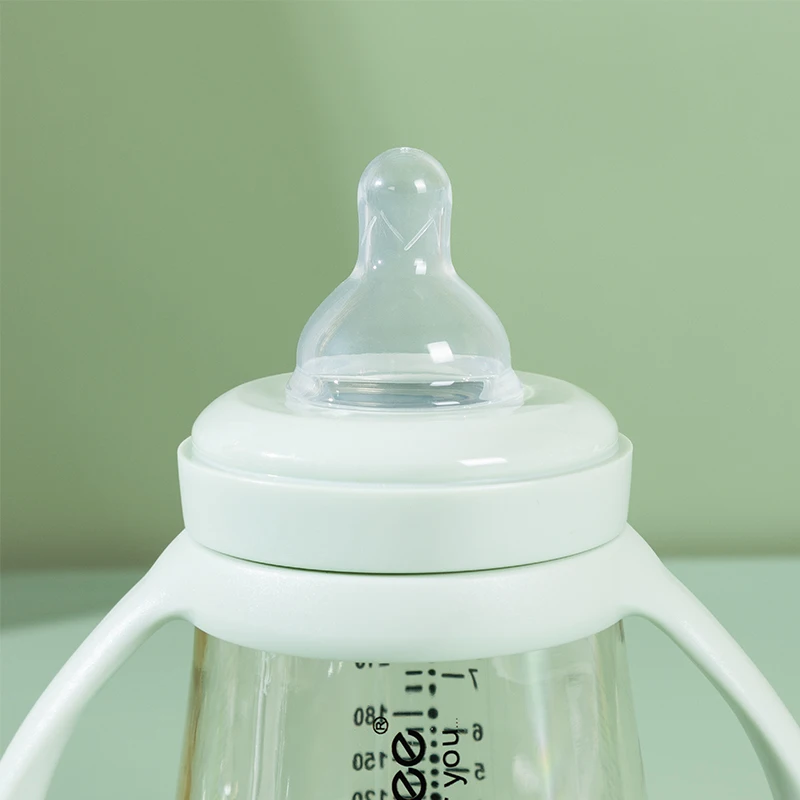 BPA Free Natural Flexible Soft Silicone Soother Replacement Standard Mouth Baby Bottle Nipple Teat Suitable