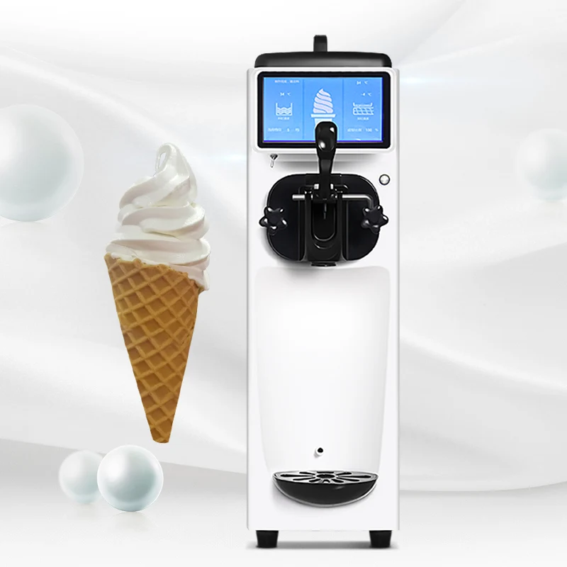Table top soft serve portable ice cream machine icecream maker 220v small mini soft home ice cream machine at home price maker