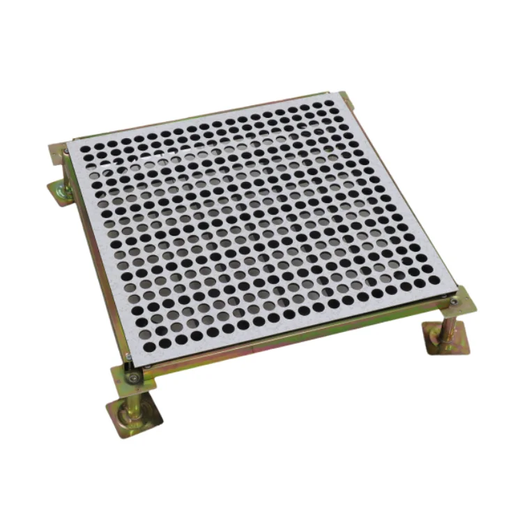 Manufacturers Direct Ratio Perforated Raised Floor Perforated Ventilation Panels Raised Flooring rate 46% ventilated floor