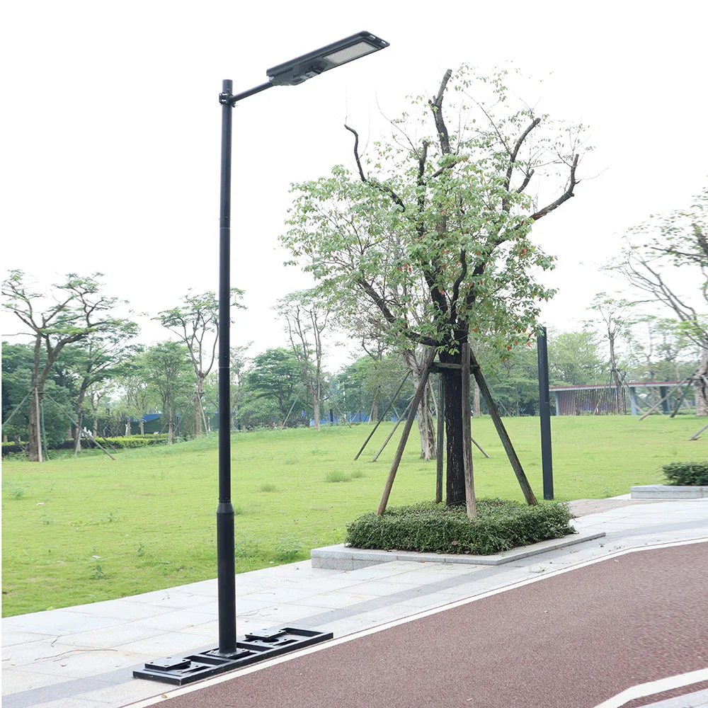 Low Price High Lumen Motion Sensor Outdoor Road Project Streetlight Lamp All In One Led Solar Street Light With Cctv Camera 4g