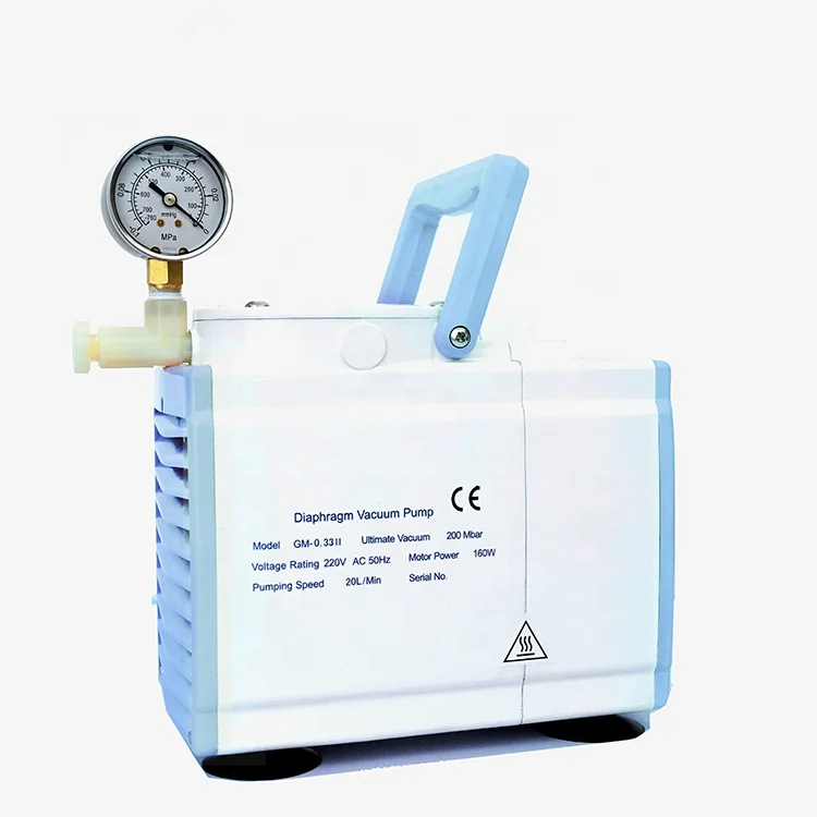 Lab Solid Phase Extraction Vacuum Manifolds Filtration Oil-free Diaphragm Vacuum Pump