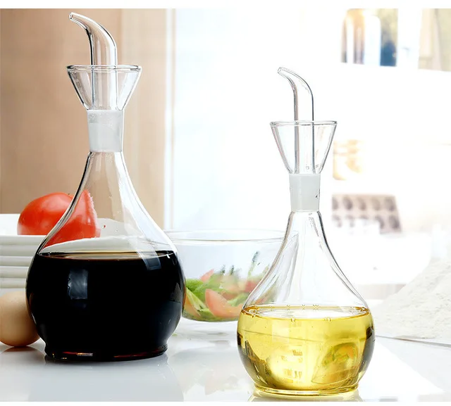 
Glass oil pot Storage bottles for cooking oil and vinegar glass dispensers for kitchen oil POTS 
