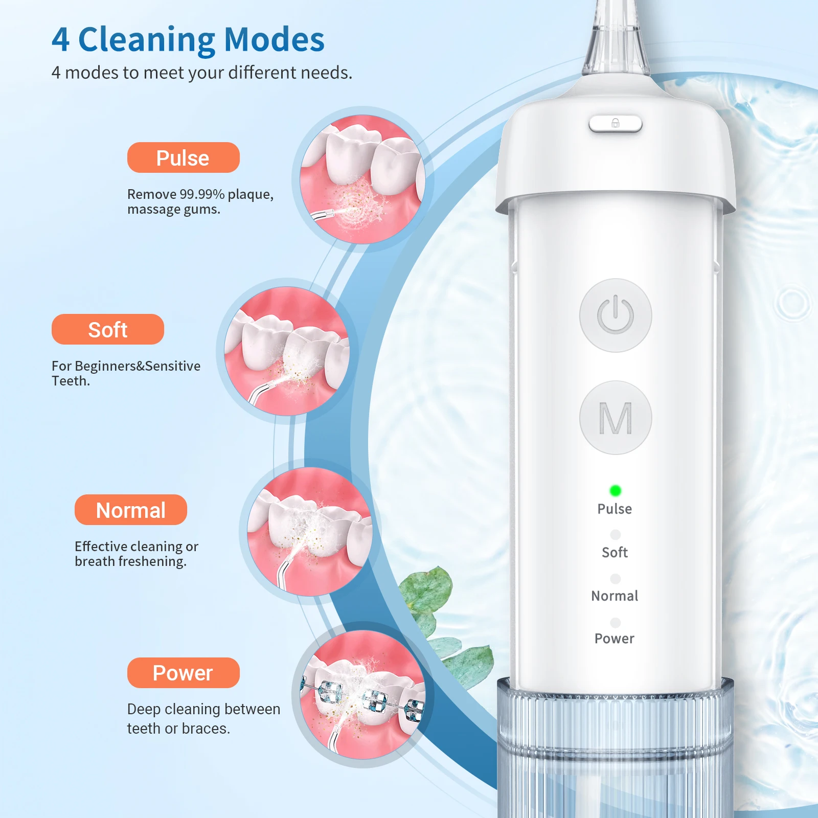 Water Thread Floss Pick Machine Power Floss Waterpick Oral Irrigator Manufacturer Dental Jet Water Flosser Electric