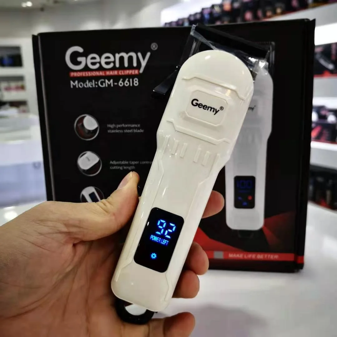  GEEMY GM6618 Новое поступление новый дизайн оптовая продажа Профессиональный электрический триммер для волос Машинка