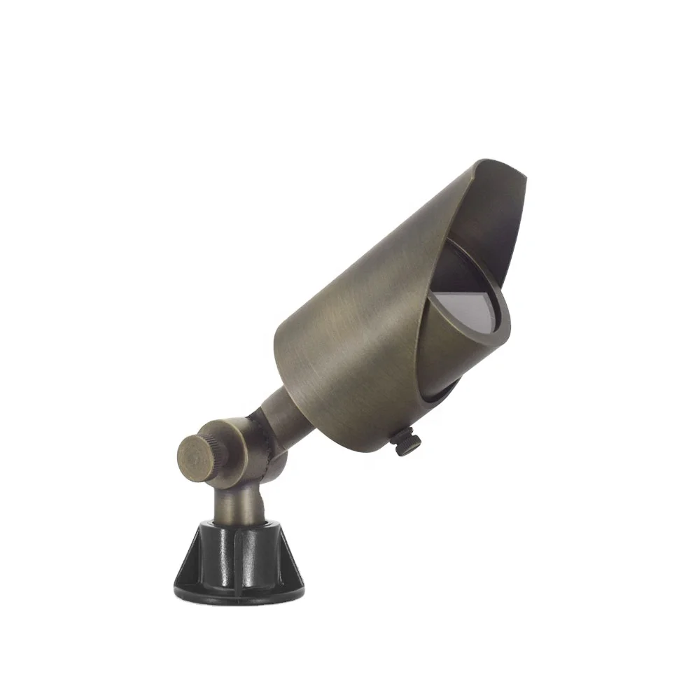 LT2106 Solid Brass MR16 LED Bulb Low Voltage Landscape Light Security Lighting Up light for Illuminate Gardens Street Trees