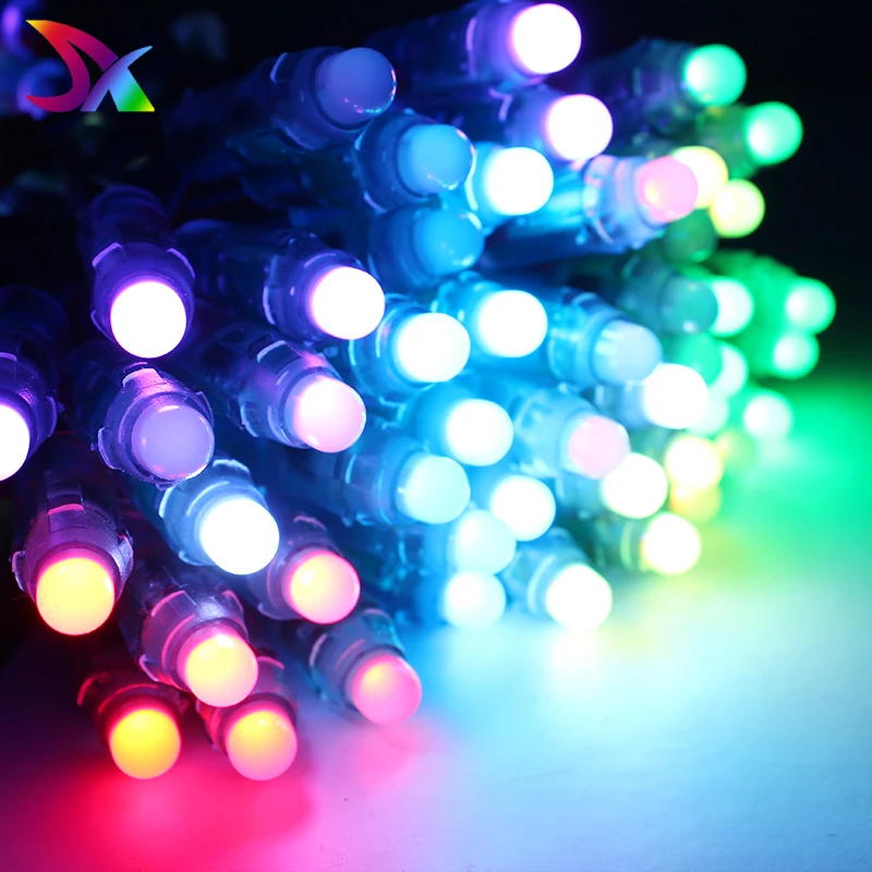
5v 12v 12mm / 9mm led pixel Full - color one color module waterproof 1903/ws2811/ws2801/16703ic IP65 