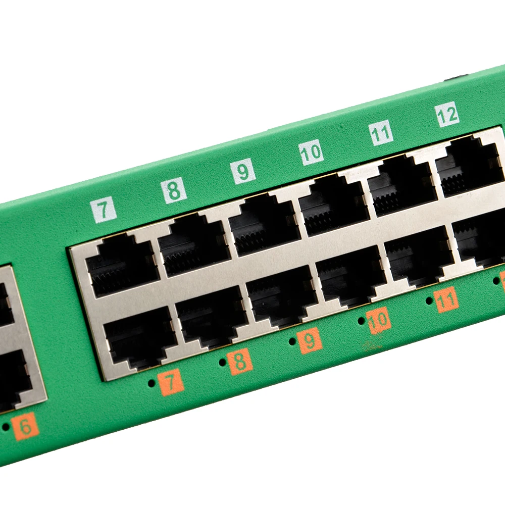 GAT-16-1U IEEE802.3at Ethernet Connector 16 Port Active PoE Injector for High Powered Devices like Cisco WiFi APs