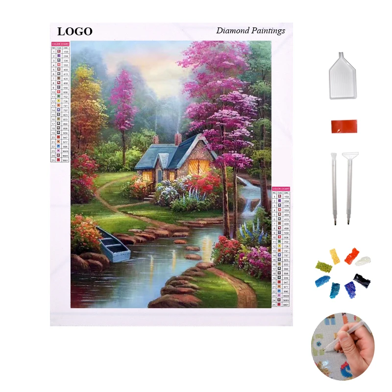 5d Diamond Painting Kit Magical Forest Diamond Embroidery 5d Painting