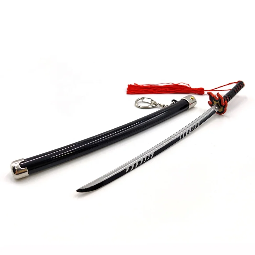 Factory Direct Custom Metal Keychain of Hot Anime Demons Slayer tanjiro-Third Generation Katana Sword Mold Keychain Luxury Gift