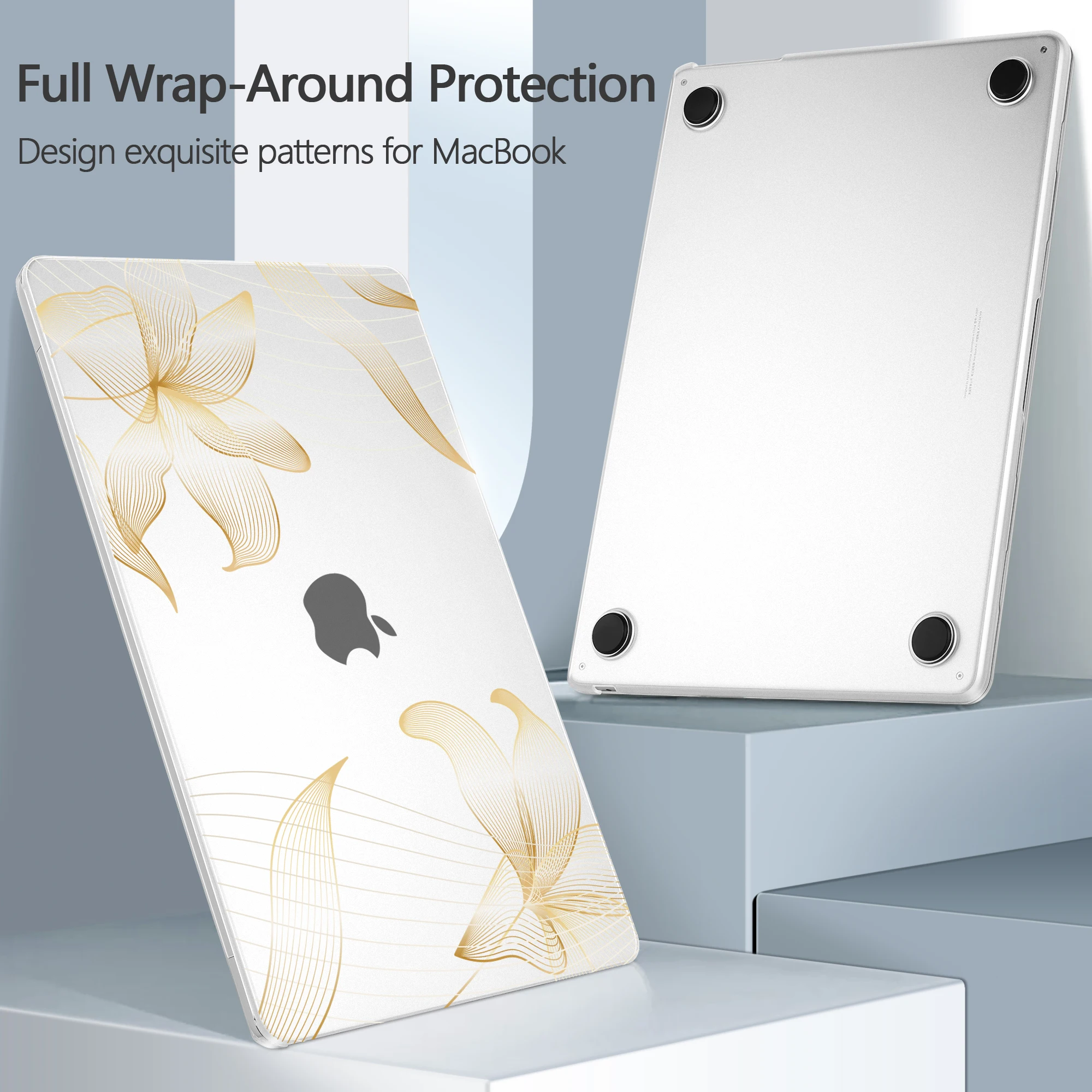 Ultra-thin Matte Laptop Cover For MacBook Air 15.3 2023 M2 A2941 A2681 M3 A3113 A3114 Coque For Macbook Pro 13 15 16 Case Hard