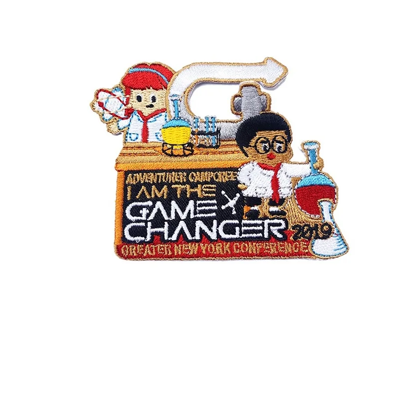 Magnetic Sew-On Patches Custom Logo Embroidery Woven Patch