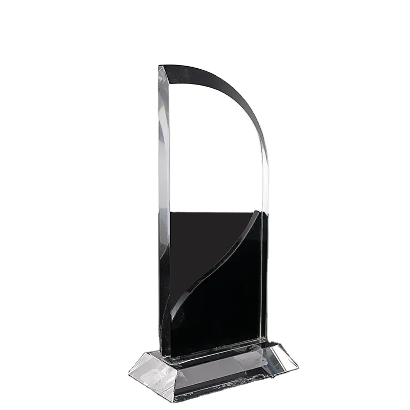 CR146 Customized 3D Crystal Cube Company Logo Laser Engraving Awards High Quality K9 Crystal Trophy for Souvenirs Gifts