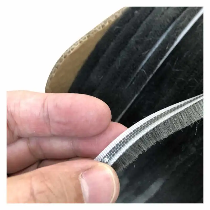 1-roll package 7x8 anti-collision grey woolpile insect-proof sliding screen window and door weather strip seal brush