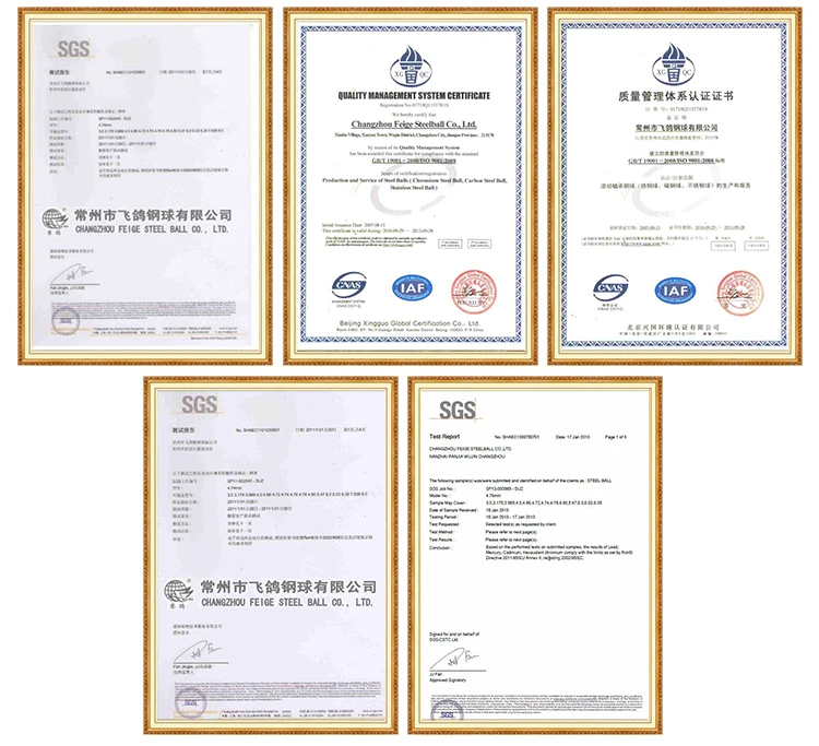 304 316 420c 440c G200 Aisi52100 3mm 3.95mm 6.35mm 7mm 8mm Stainless Steel Balls For Bearings