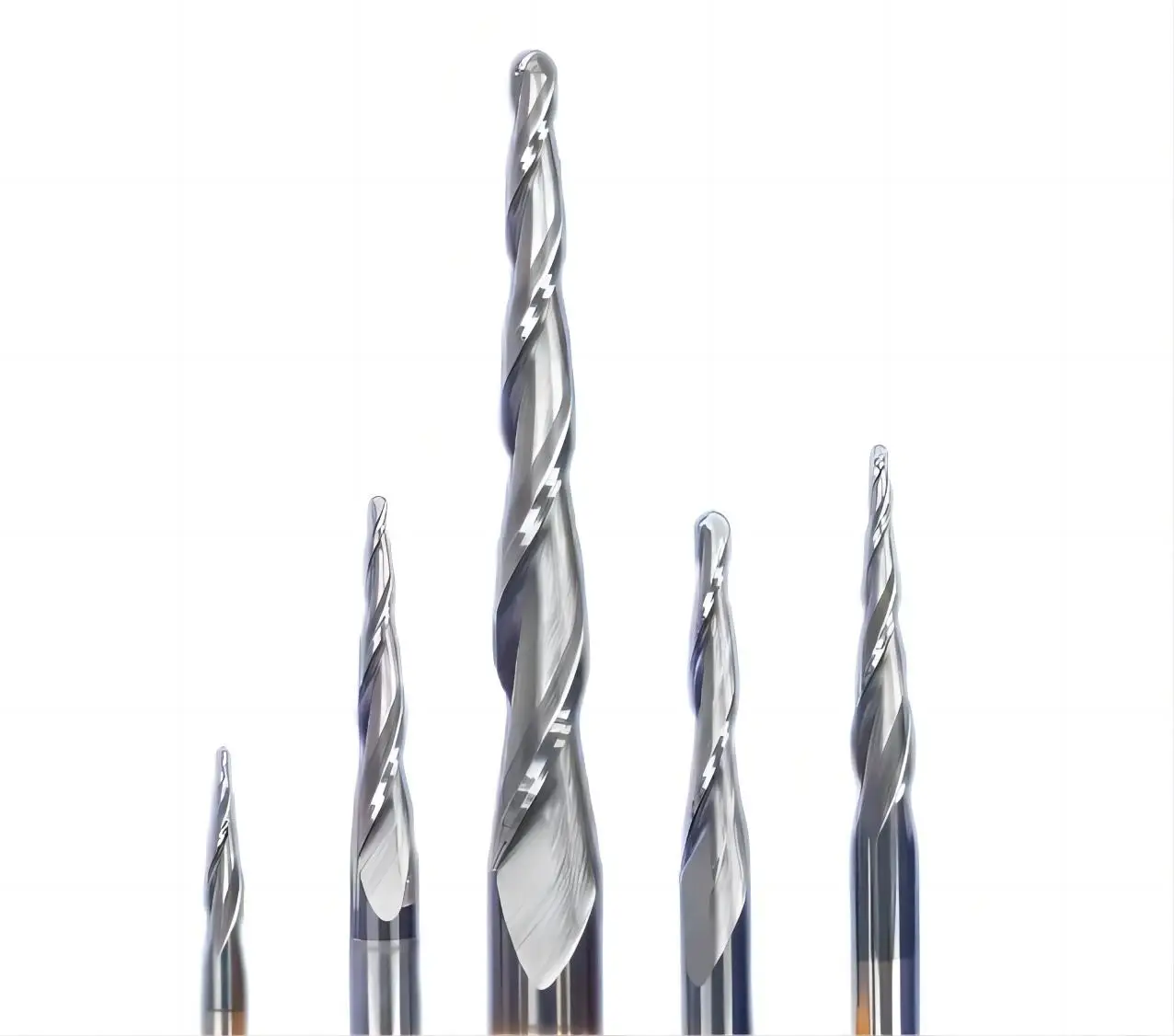 Customized LAIWEI Router Bit Carbide taper relief round cutter for woodworking Black taper ball cutter