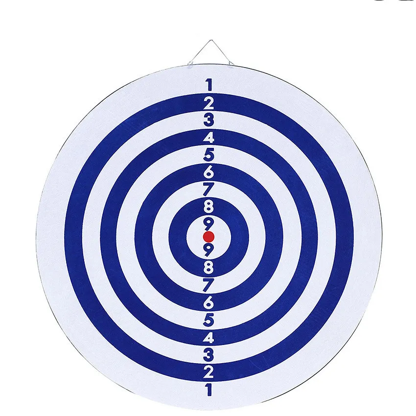 Цифровая печать на голубом и белом фоне 18 дюймов набор Dartboard толщиной 2 0 мм доступен Пользовательский