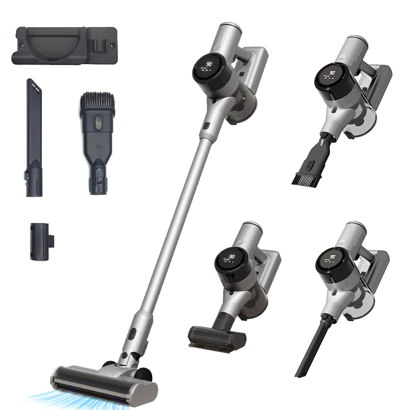 Screen power indicator 28000pa Suction handheld cordless stick vacuum telescopic dust pipe other vacuum cleaners