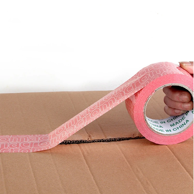 Eco friendly gummed kraft paper tapes personalized roll plastic customizable  adhesive tape