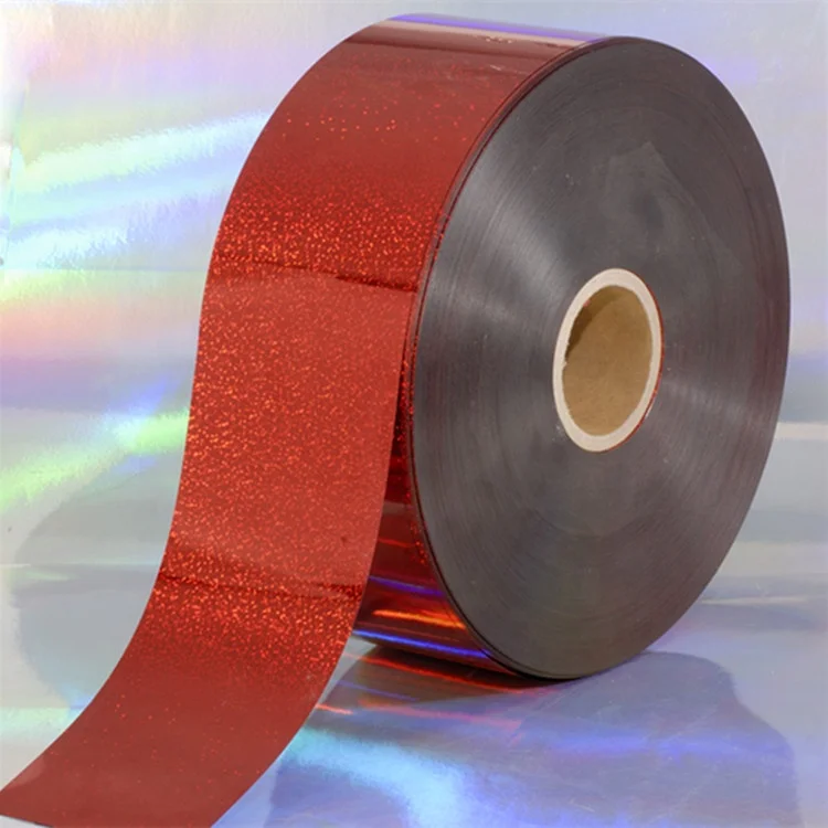holographic PET film HONGDA HOLOGRAPHIC SEQUINS FILM FOR TEXTILE PET Sequin film,sequins film rolls ,Spangle pet film,