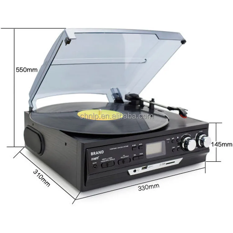 Audio Turntable Player Muiltifuctional vinyl record player, vinyl record dj, turntable technics wholesale