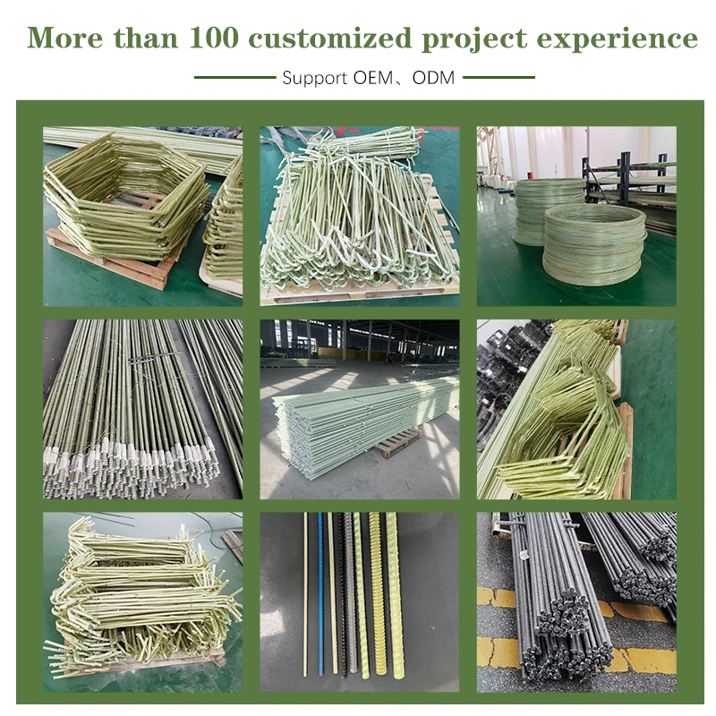 Fiberglass rod solid frp rod pultruded fiberglass Rebar Glass Fiber bar manufacturer