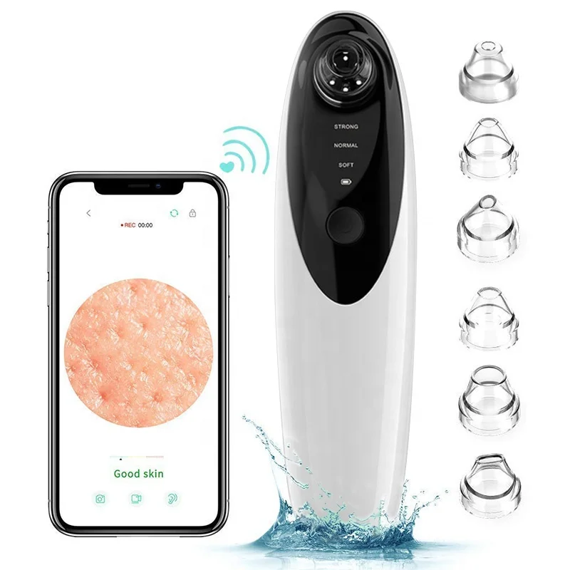 Visual HD Pore Vacuum WIFI Visible Suction Blackhead Remover With Camera
