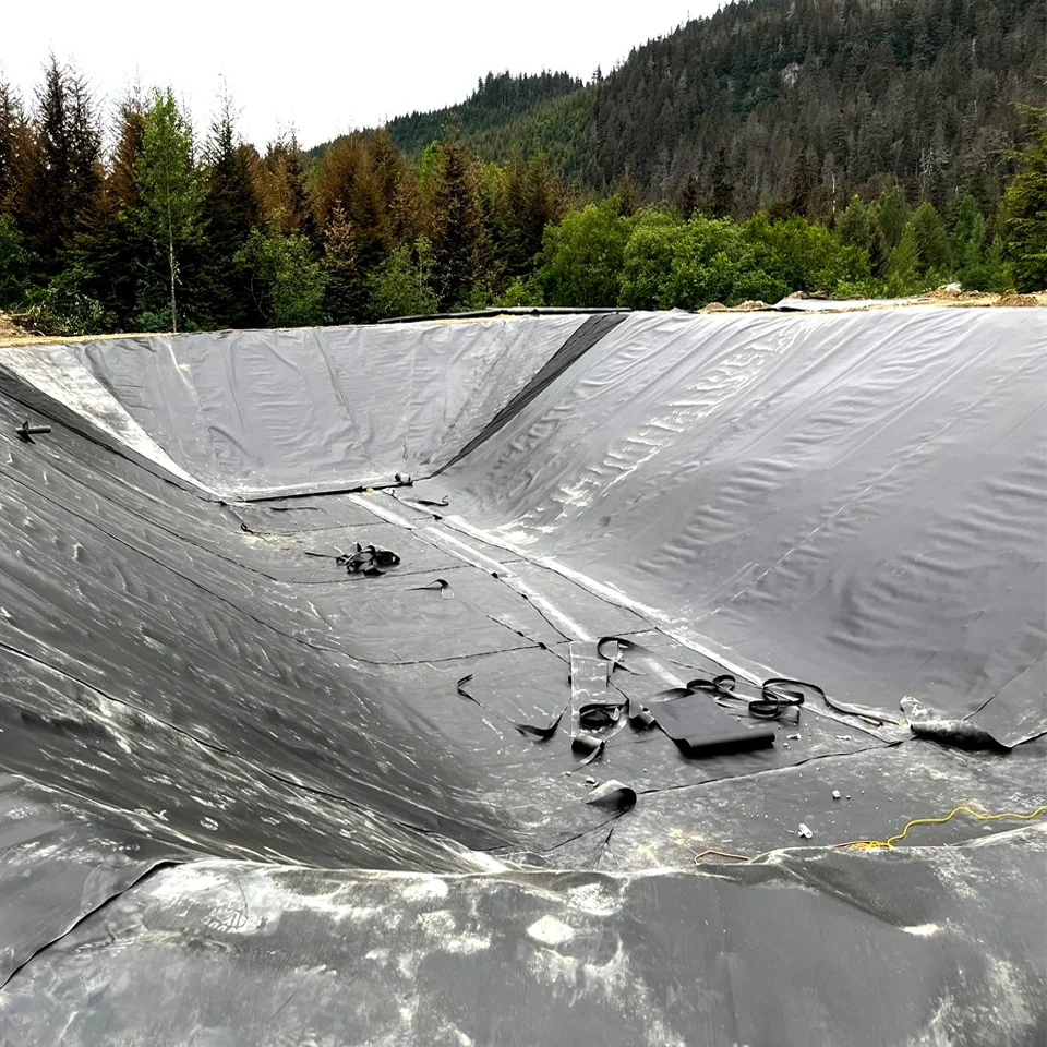 HDPE Pond liner 45mil 60mil 30mil geomembrane waterproof membrane EPDM rubber sheet