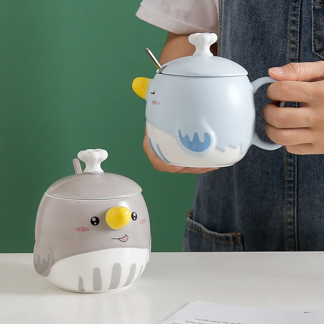 UCHOME Factory Promotion Creative 3D Stereoscopic Cartoon Whale Mug Gift Water Cups