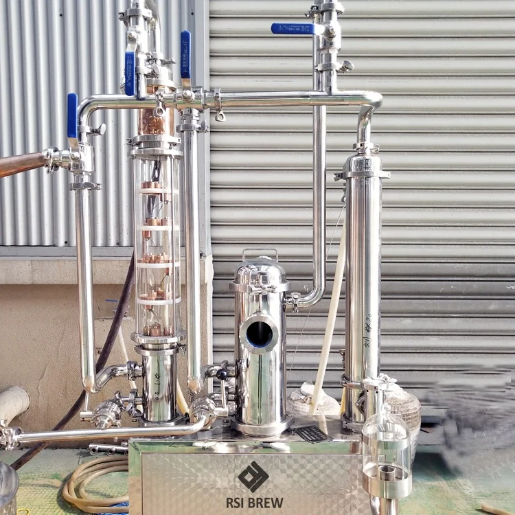 50L alcohol distiller distillation equipment for gin whiskey vodka still