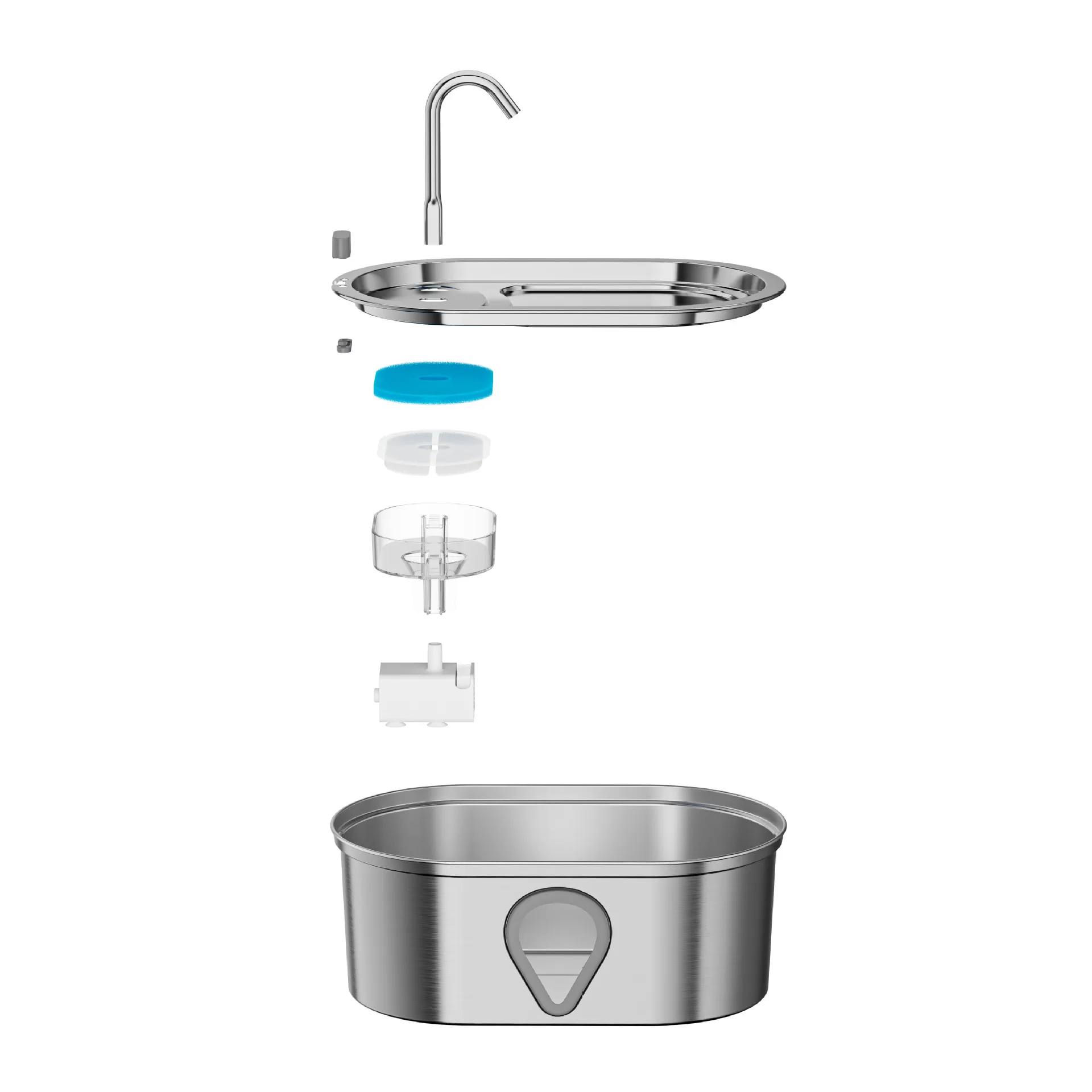 Stainless Steel Cat Water Fountain with Auto-Circulation: The Premium Pet Water Feeder with Visible Water Level Window for Pets