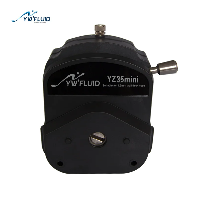 YWfluid High precision Stainless steel bearing Peristaltic pump head with 3/6 rollers