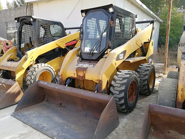 Used Japan imported Caterpillar cat252b skid steer loader / second hand original engine CAT 252B excellent condition