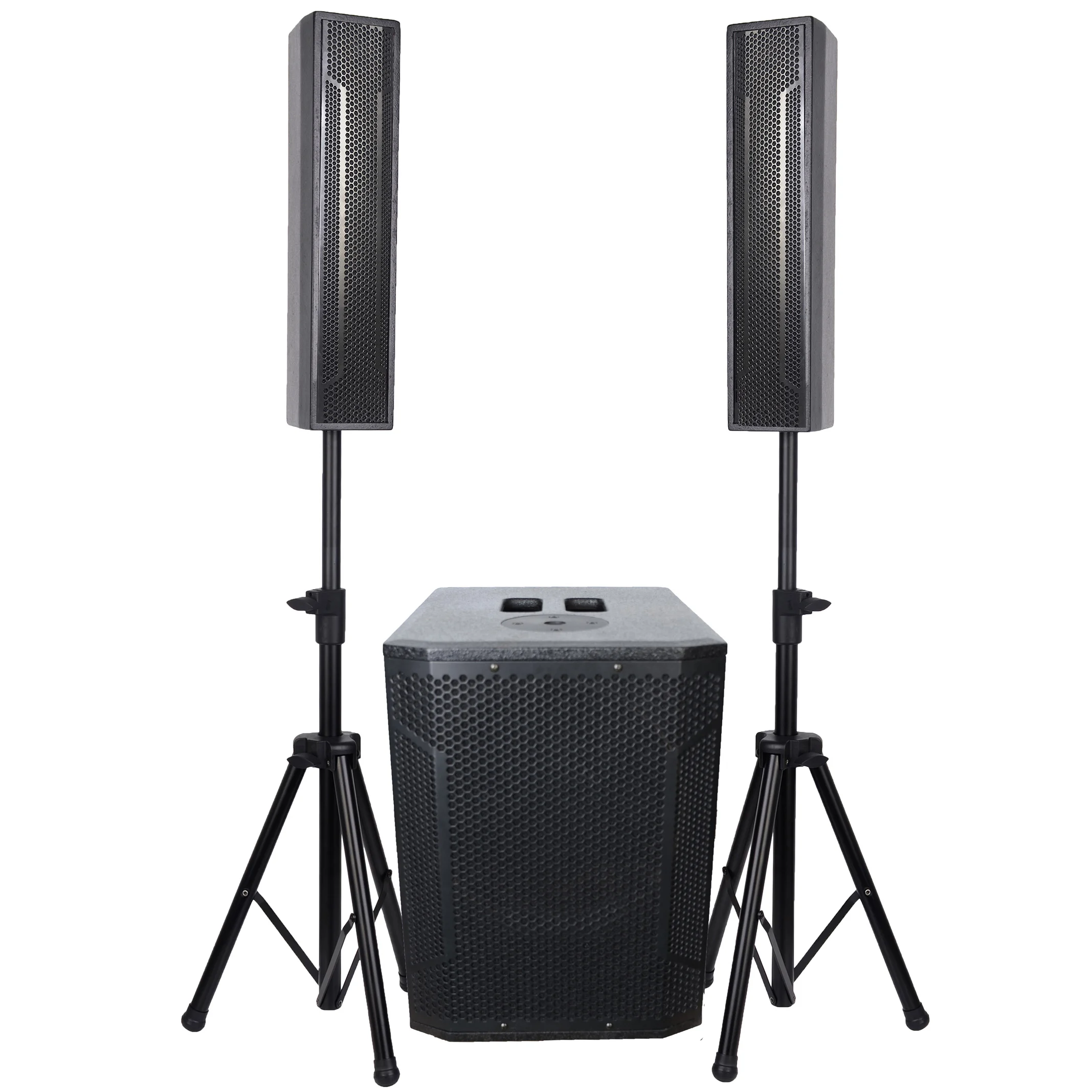 RQSONIC WI312ADUSB-BT Professional Audio Active Column Speaker Powered Portable Live Sound System