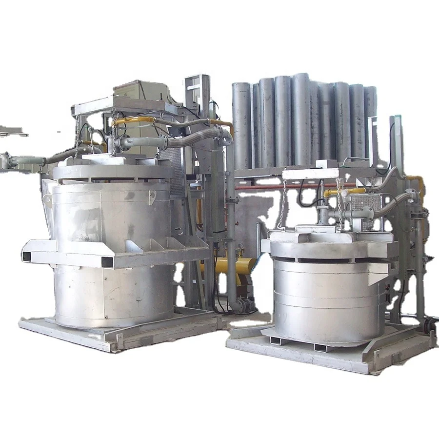 Manufacturer Gas Fire Aluminum Scrap Melting Furnace 1 ton 4000 kw Aluminum Shell Melting Furnace For Smelting