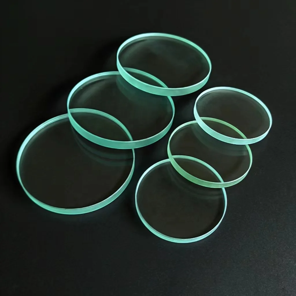Round Plate Heat Round High Temperature Resistant Glass Borosilicate Sight Glass Safety Tempered Glass