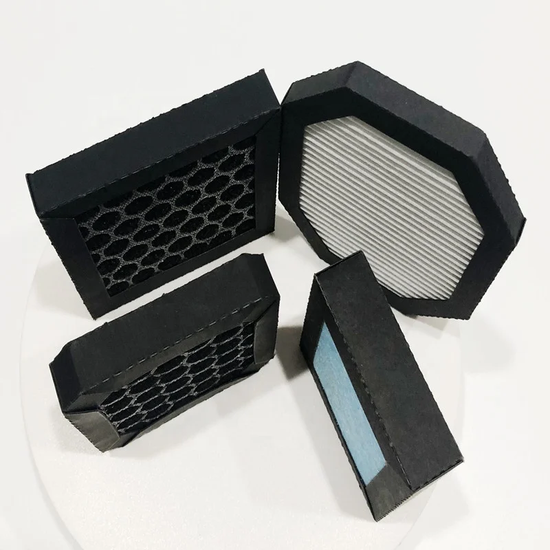 Popular Air Freshening Composite Air Filter Activated Carbon Filter Cloth Pleated Filter Media for Car Air Conditioner