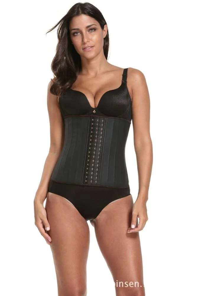 Высококачественный Женский Триммер для талии Cincher XXS до 6XL латексный 25 стальной корсет для талии