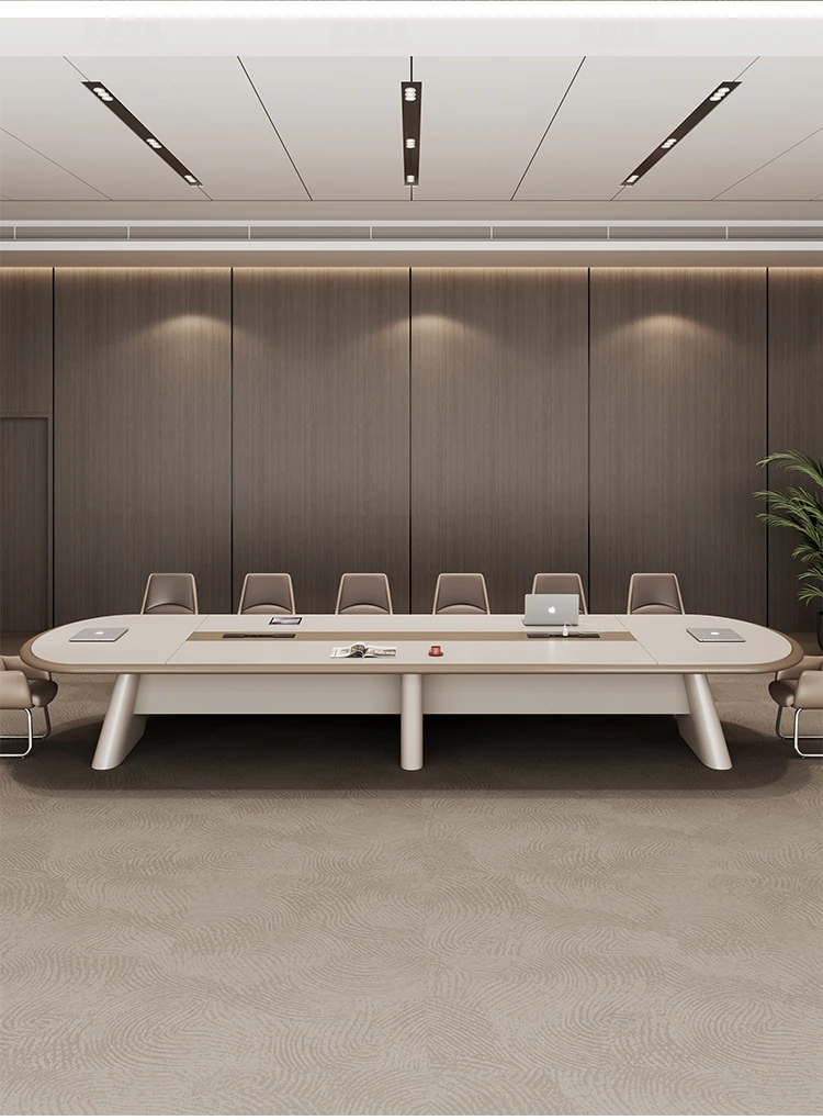 Стол для переговоров длинный стол простая современная краска высококлассный офисный большой и стул