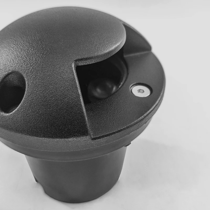 Aluminum black color outdoor decoration garden uplight led underground parking light inground light for driveway deck step light