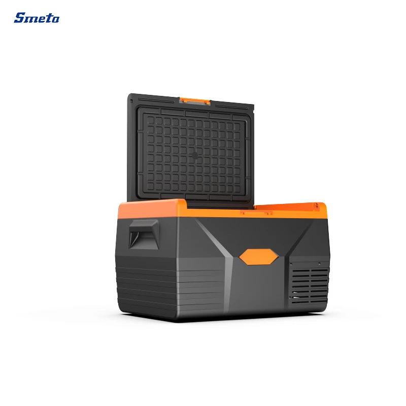 Smeta OEM portable DC Compressor Solar 12v 50L Car Fridge Freezer