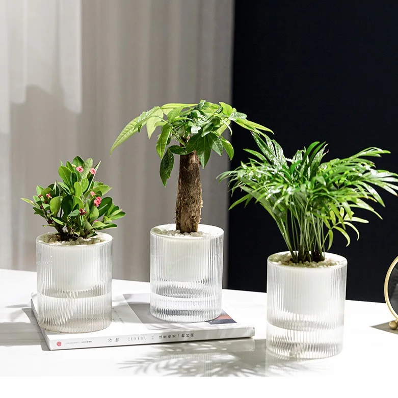 minimalist Modern planters nursery self watering flower pot planter