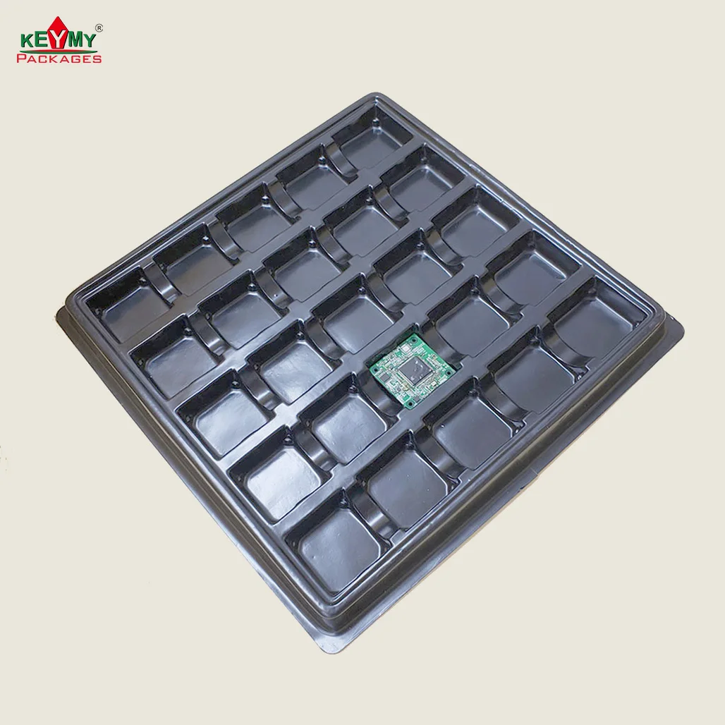 plastic blister tray, customize antistatic PVC blister tray for electronic components, PCBA package